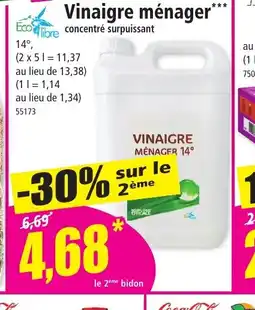 Norma Vinaigre ménager offre