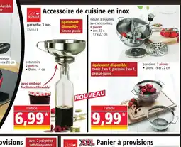 Norma Accessoire de cuisine en inox offre
