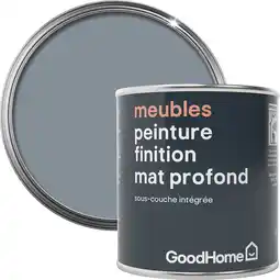 Castorama Peinture de rénovation meubles GoodHome gris Cincinnati mat profond 125ml offre
