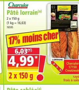 Norma Charculor Pâte lorrain offre