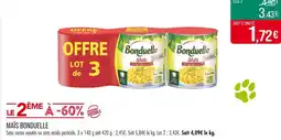 Match BONDUELLE MAÏS offre