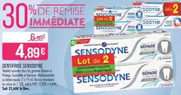 Match SENSODYNE DENTIFRICE offre