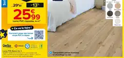 Castorama GERFLOR Lame PVC Senso clic 3 offre