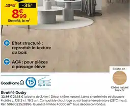 Castorama GOODHOME Stratifié Dusky offre