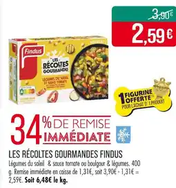 Match FINDUS LES RÉCOLTES GOURMANDES offre