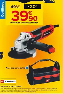 Castorama EINHELL Meuleuse TC-AG 125/850 offre
