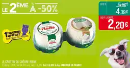 Match RIANS LE CROTTIN DE CHÈVRE offre