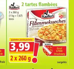 Norma Kauffer's 2 tartes flambées offre