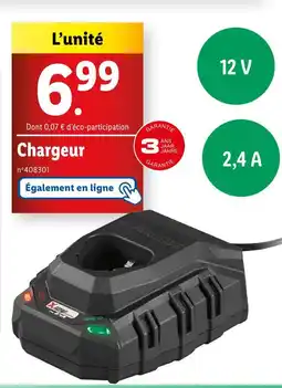 Lidl PARKSIDE Chargeur offre