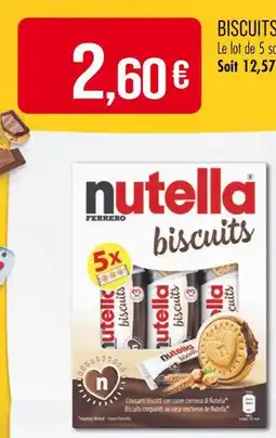 Match NUTELLA BISCUITS offre