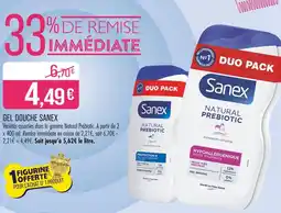 Match SANEX GEL DOUCHE offre