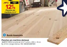 Castorama Plancher pin maritime déclassé offre