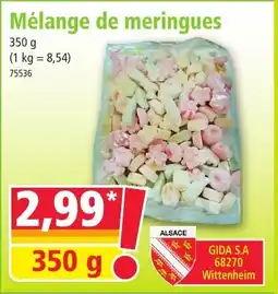 Norma Mélange de meringues offre
