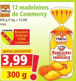 Norma 12 madeleines de Commercy offre