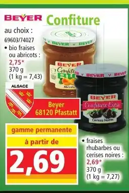 Norma BEYER Confiture offre