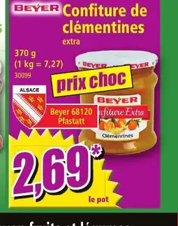 Norma BEYER Confiture de clémentines offre