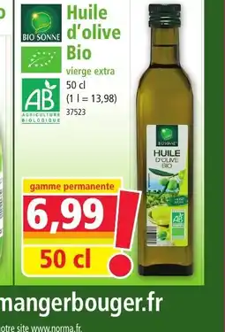 Norma Huile d'olive bio offre