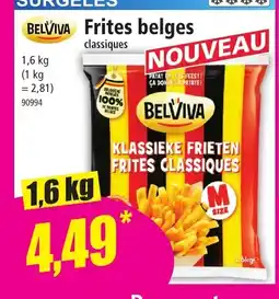 Norma BELVIVA Frites belges offre