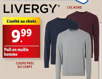 Lidl Pull en maille homme offre