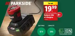 Lidl Batterie 2Ah et chargeur offre