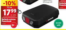Lidl Batterie externe Powerbank offre