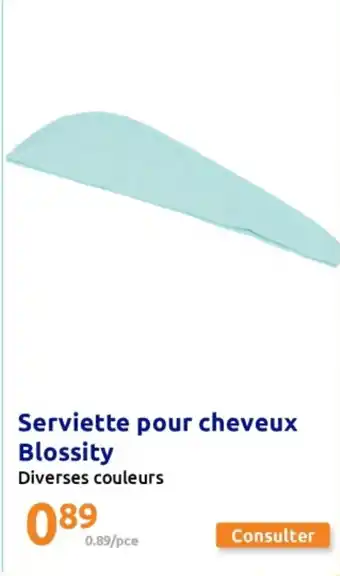 Action Serviette pour cheveux Blossity offre