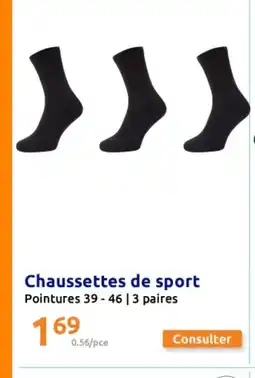 Action Chaussettes de sport offre