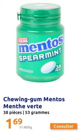Chewing-gum Mentos Menthe verte