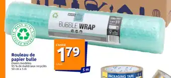 Action Rouleau de papier bulle offre