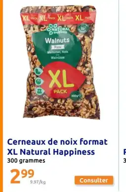 Action Cerneaux de noix format XL Natural Happiness offre