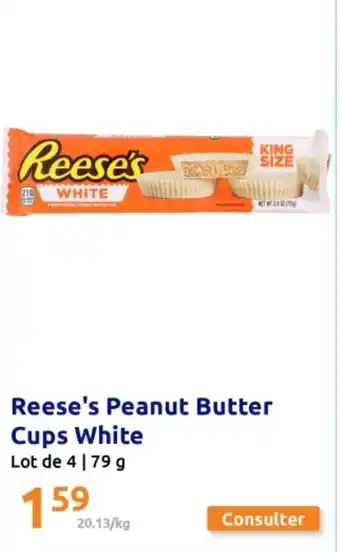 Action Reese's Peanut Butter Cups White offre