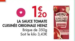 Leader Price La sauce tomate cuisinee originale offre