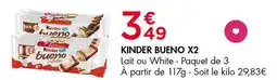 Leader Price Kinder bueno x2 offre