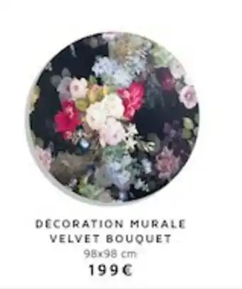 Decoration Murale Velvet Bouquet