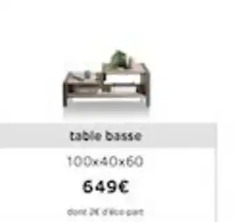 Table basse