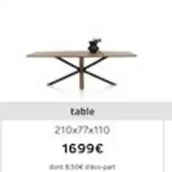 H&H Table offre
