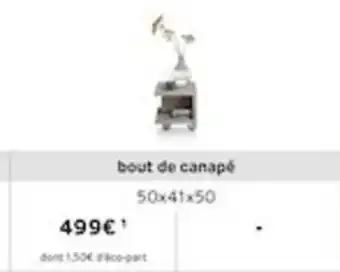 H&H Bout de canapé offre