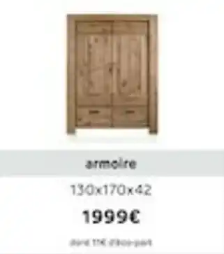 H&H Armoire offre