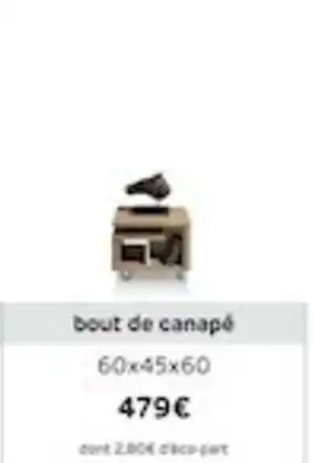 H&H Bout de canapé offre