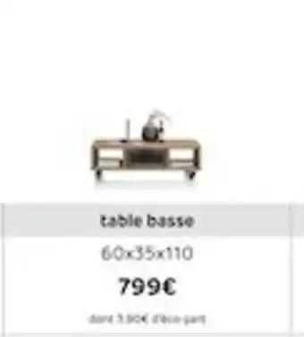 H&H Table basse offre