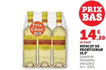 Super U Muscat De Frontignan 15,5° offre