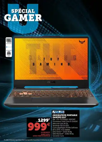Super U Ordinateur Portable offre