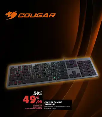 Super U Clavier Gaming Vantarax offre
