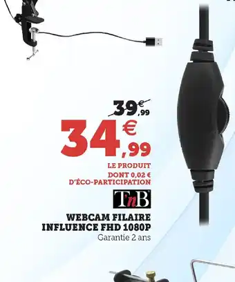 Super U Webcam Filaire offre