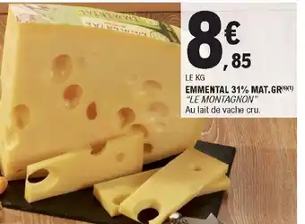 E.Leclerc Emmental 31% Mat.Gr offre