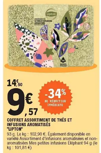 Coffret Assortiment de Thés Et