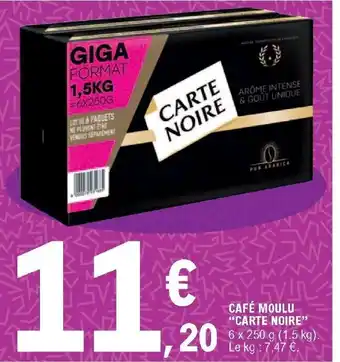 E.Leclerc Café Moulu Carte Noire offre