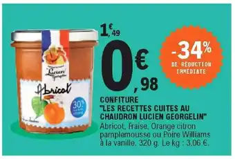 E.Leclerc Confiture Les Recettes Cuites Au offre