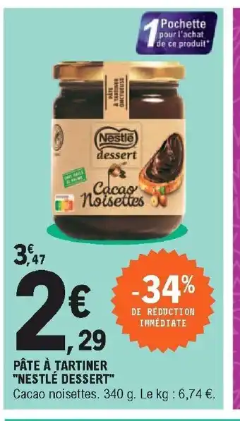 E.Leclerc Pâte à Tartiner offre