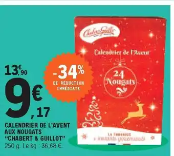 E.Leclerc Calendrier de l'Avent Aux Nougats offre